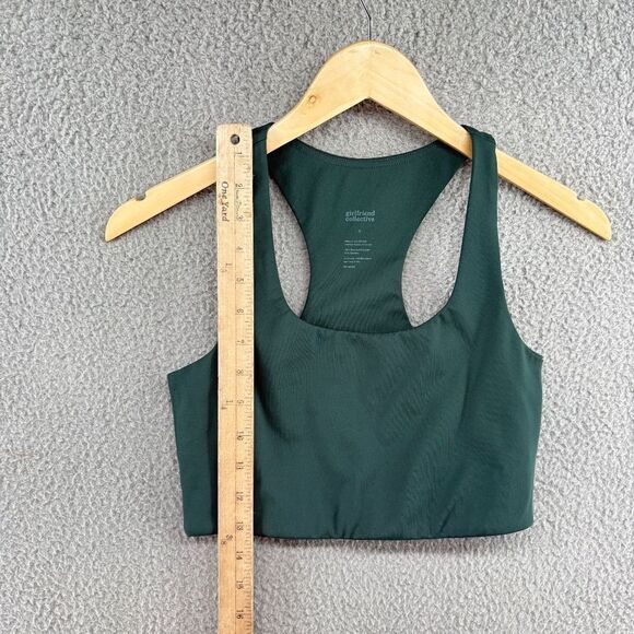 Girlfriend Collective Sports Bra Dark Green Size Small - Picture 6 of 11